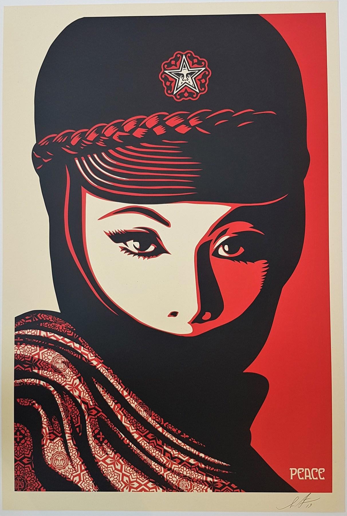 Shepard Fairey Figurative Print - Mujer Fatale