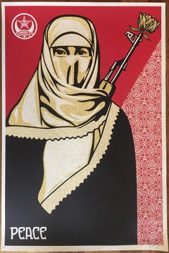 Mujer musulmana  (2005), Serigrafía, Edición limitada de 750 ejemplares