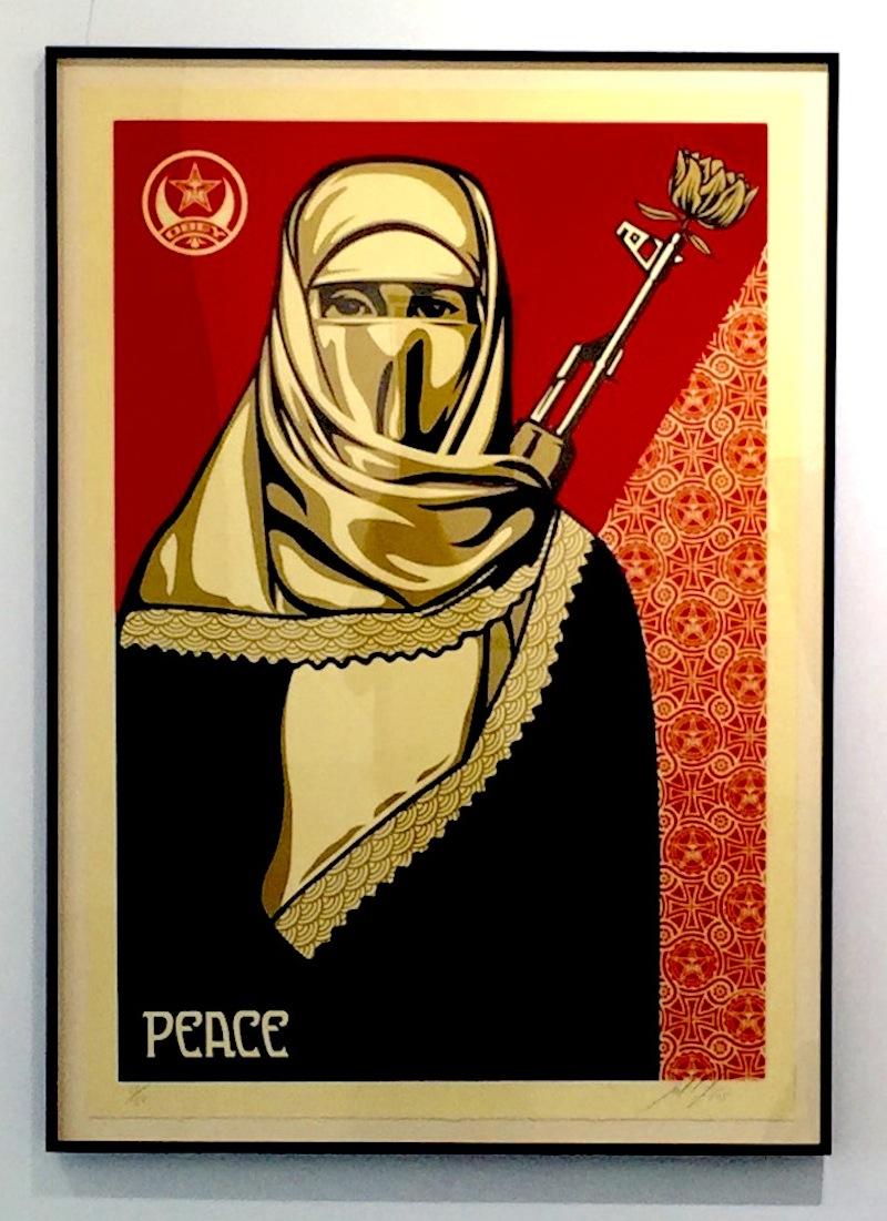 Muslim Woman  - Print by Shepard Fairey