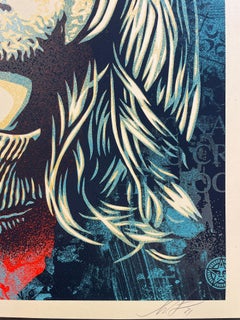 Nirvana Kurt Cobain Endless Nameless Obey Giant Signed Print Shepard Fairey Rock