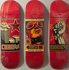Obey 30th Anniversary, Skateboard Triptych