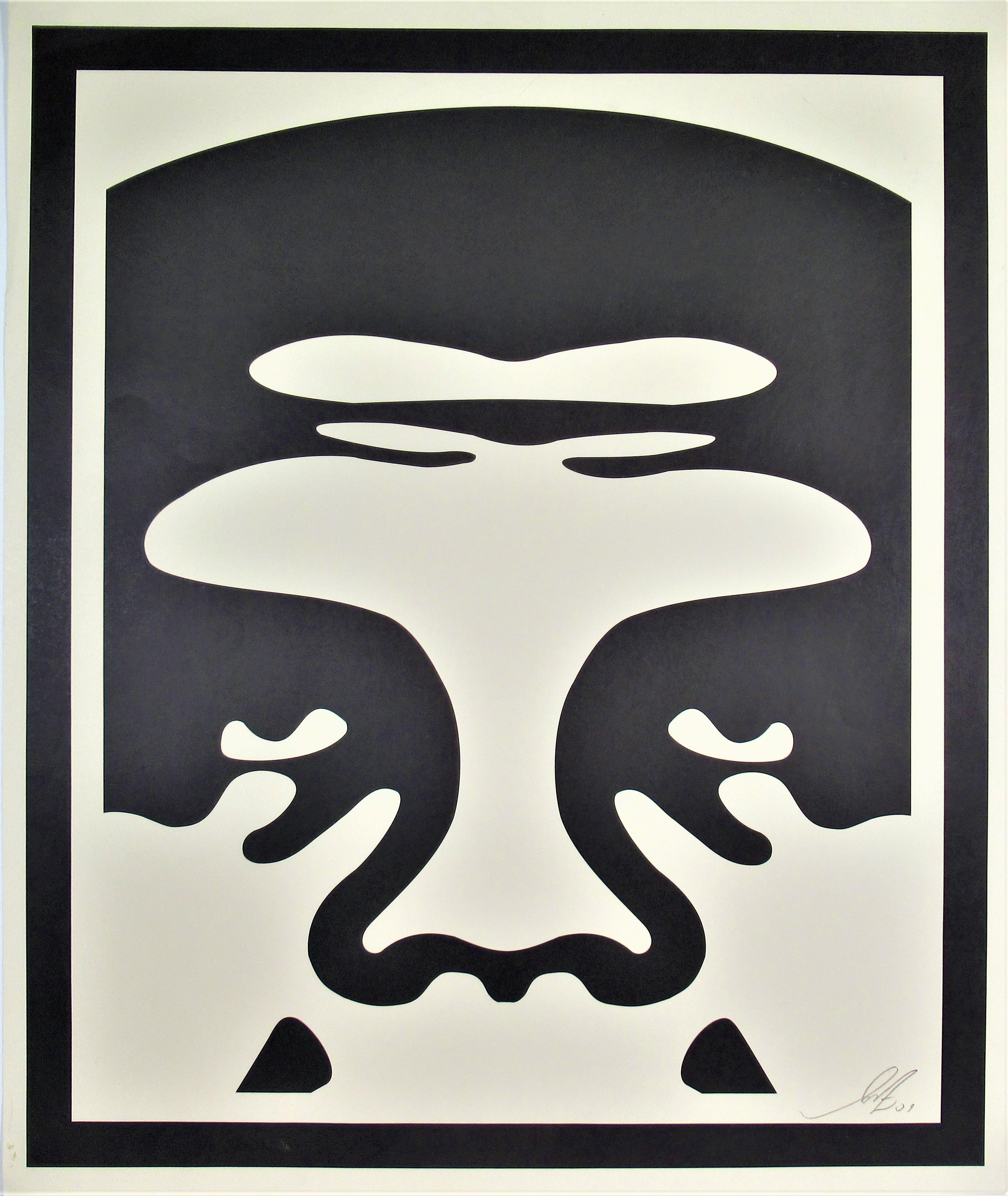 Shepard Fairey Portrait Print - Obey, Andre the Giant Triptych.