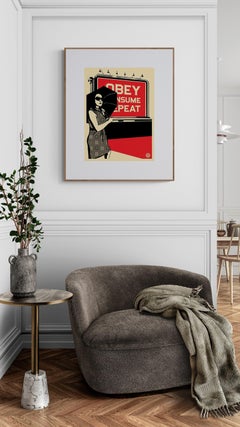 Cartellone “Obey” (Consuma) (Critica della pubblicità, consumismo, consumo)