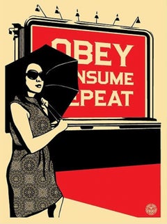 Obey Billboard (Consume)(Advertising Critique, Consumerism, Consumption)