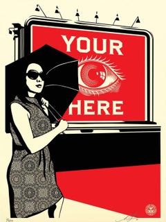 Obey Billboard (Eye)(Advertising Critique, Manipulation, Surveillance)