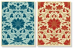 Obey Deco Floral Pattern (SET) (Wallpaper Pattern, Art Deco, Art Nouveau)