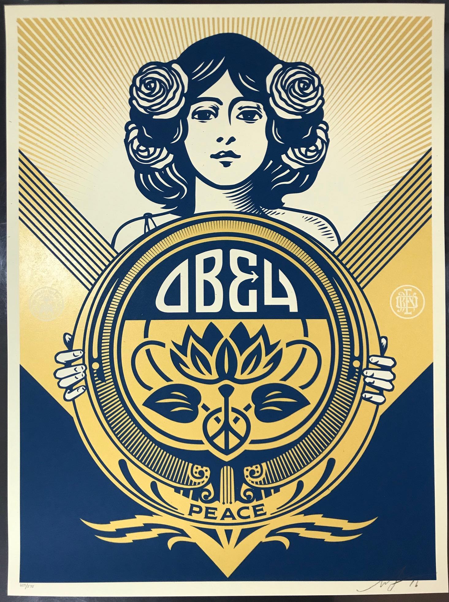 Print is in Mint Condition with four sharp corners and has been stored flat since purchase.

Piece is signed in pencil and dated 16 and numbered 433/575.  This is the FAMILY AND FRIENDS "GOLD" Colorway edition and very hard to track down.  ONLY 575