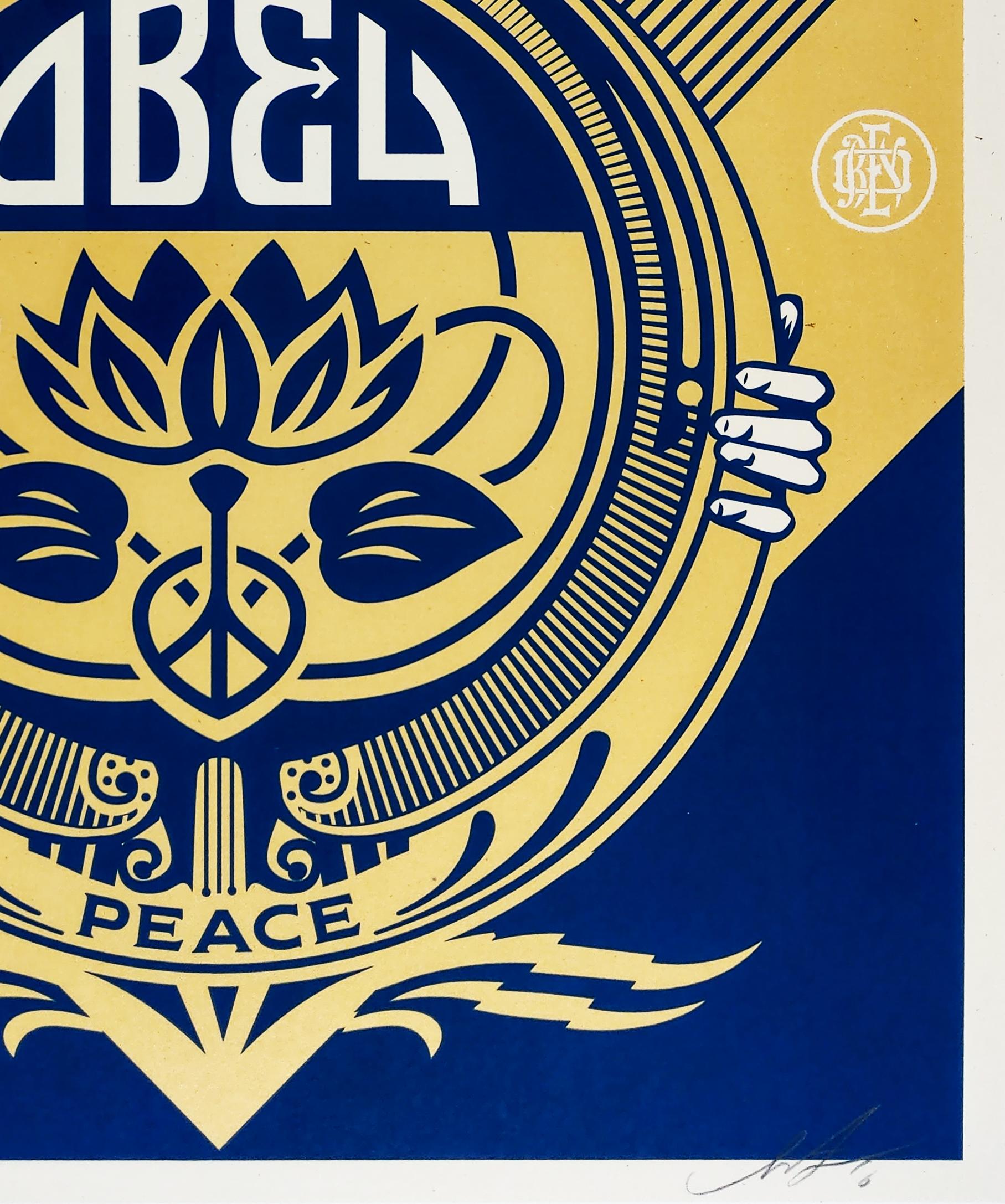 Obey Holiday 2016 - Stampa d'arte di strada dell'attivismo di Shepard Fairey in vendita 2
