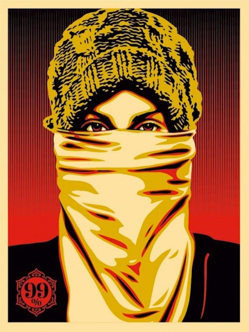 Occupy Protester - Print by Shepard Fairey