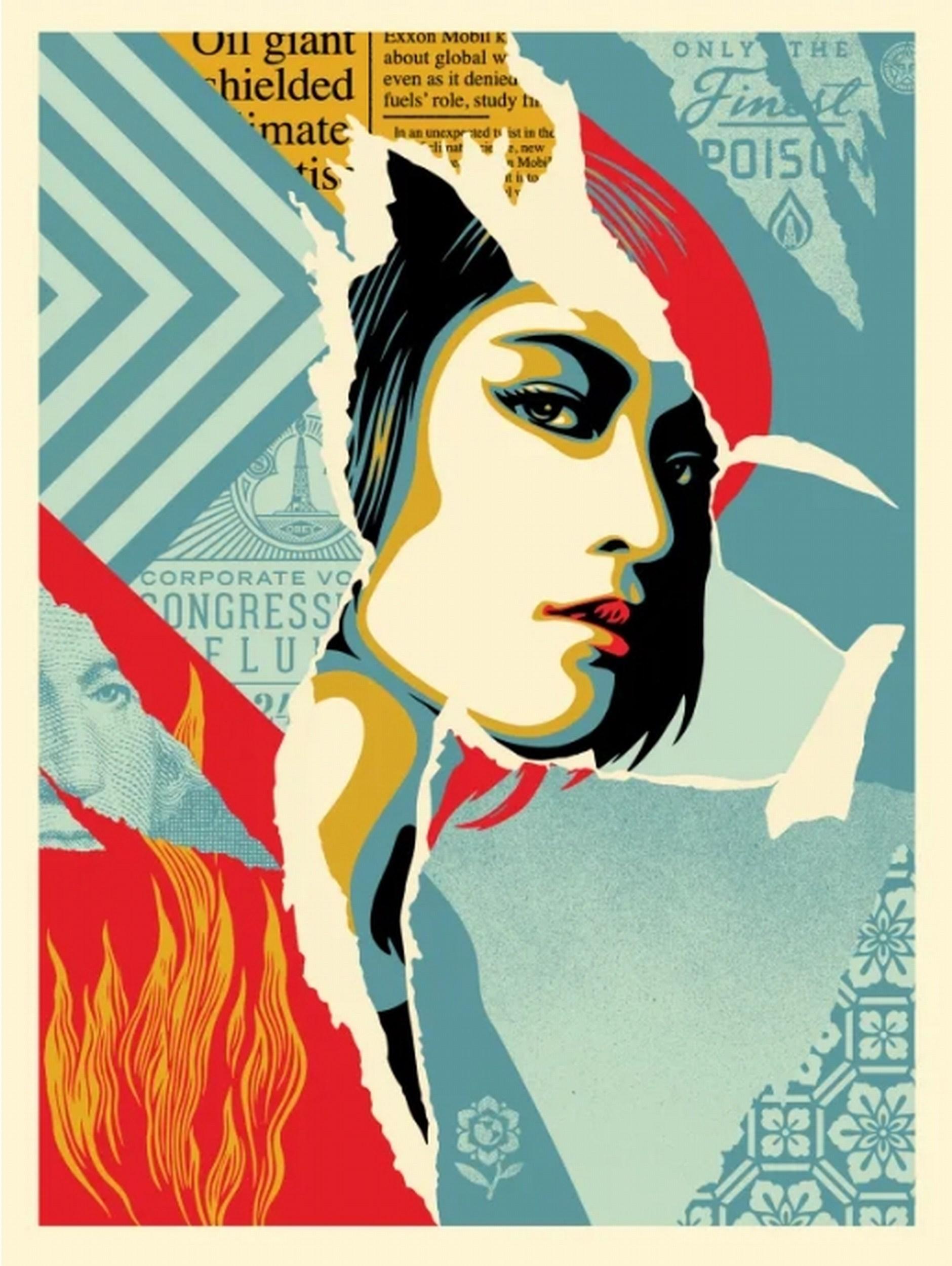 Only The Finest Poison (Iconic, oil industries, deceptive marketing, bribing) - Print by Shepard Fairey