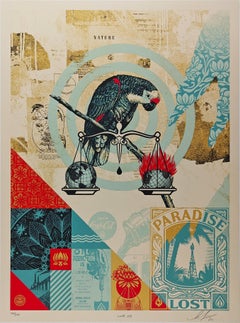 Paraíso Perdido, Lámina Contemporánea de Shepard Fairey