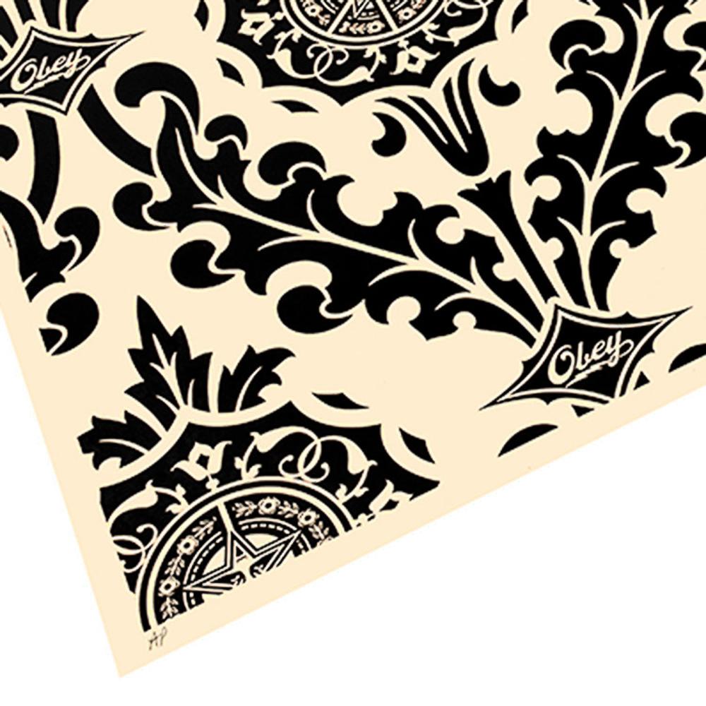 Parlor Pattern (Artist Proof Black & Cream) For Sale 1
