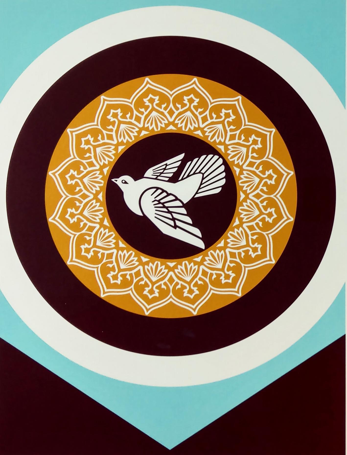 Peace Doves 2, Shepard Fairey Obey Contemporary Street Art, Triptyque à 3 tirages 1