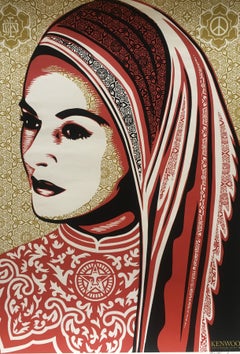 Peace Woman (2008), sérigraphie, rare Kennwood Vineyard édition limitée de 200 exemplaires