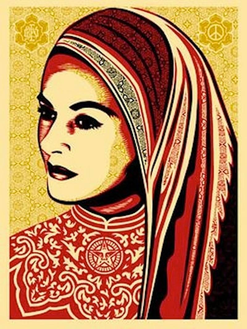 Peace Woman – Print von Shepard Fairey