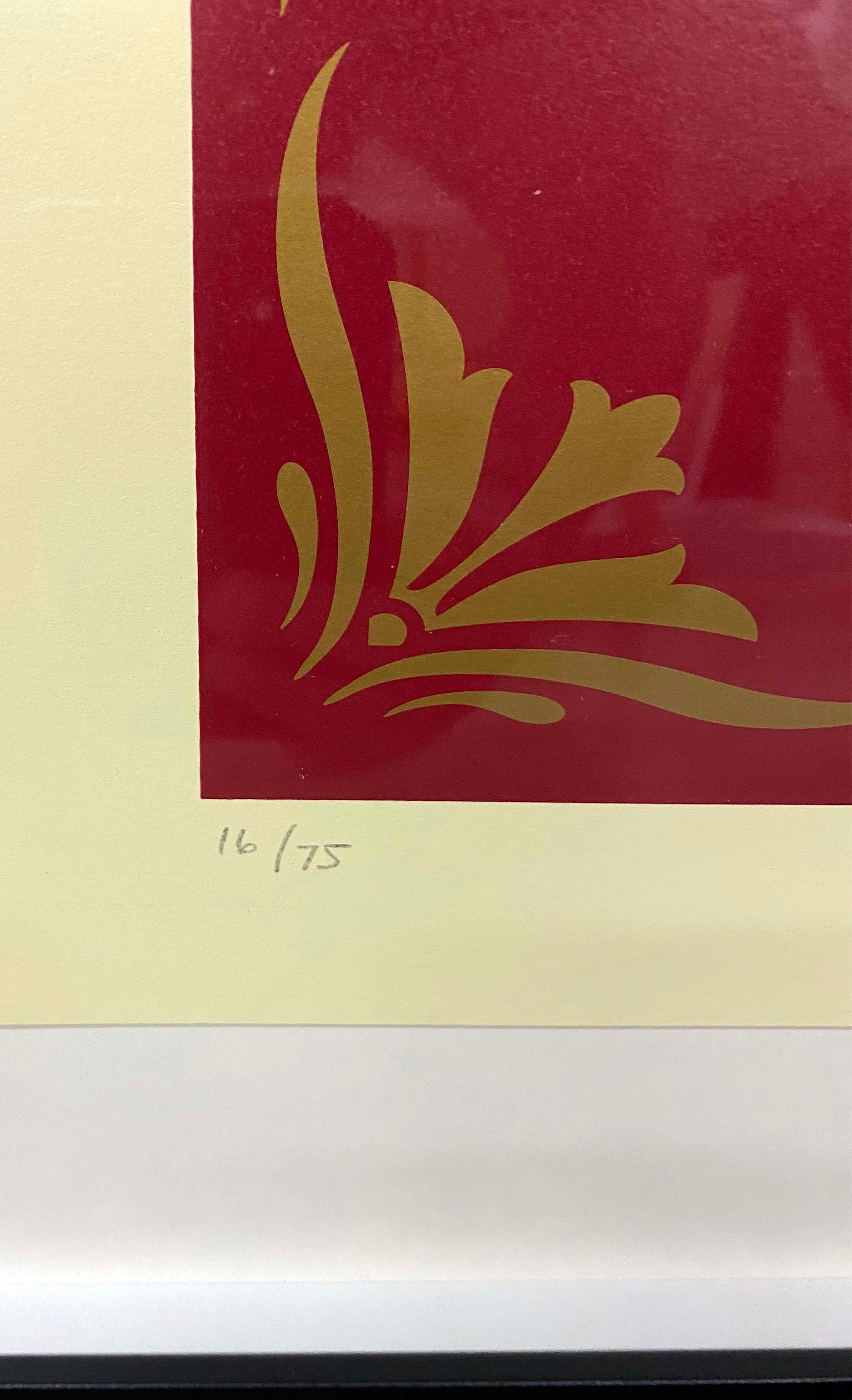Artist:  Fairey, Shepard
Title:  Power and Glory IV
Date:  2014
Medium:  Silkscreen and gold foil block on Somerset 410gsm paper
Unframed Dimensions:  27.3125