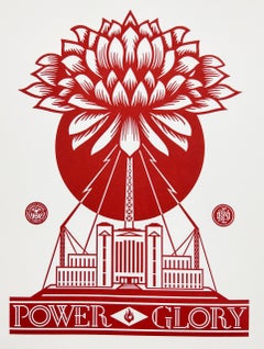 Power and Glory Briefpress, Obey, Shepard Fairey Activism Street Art Print