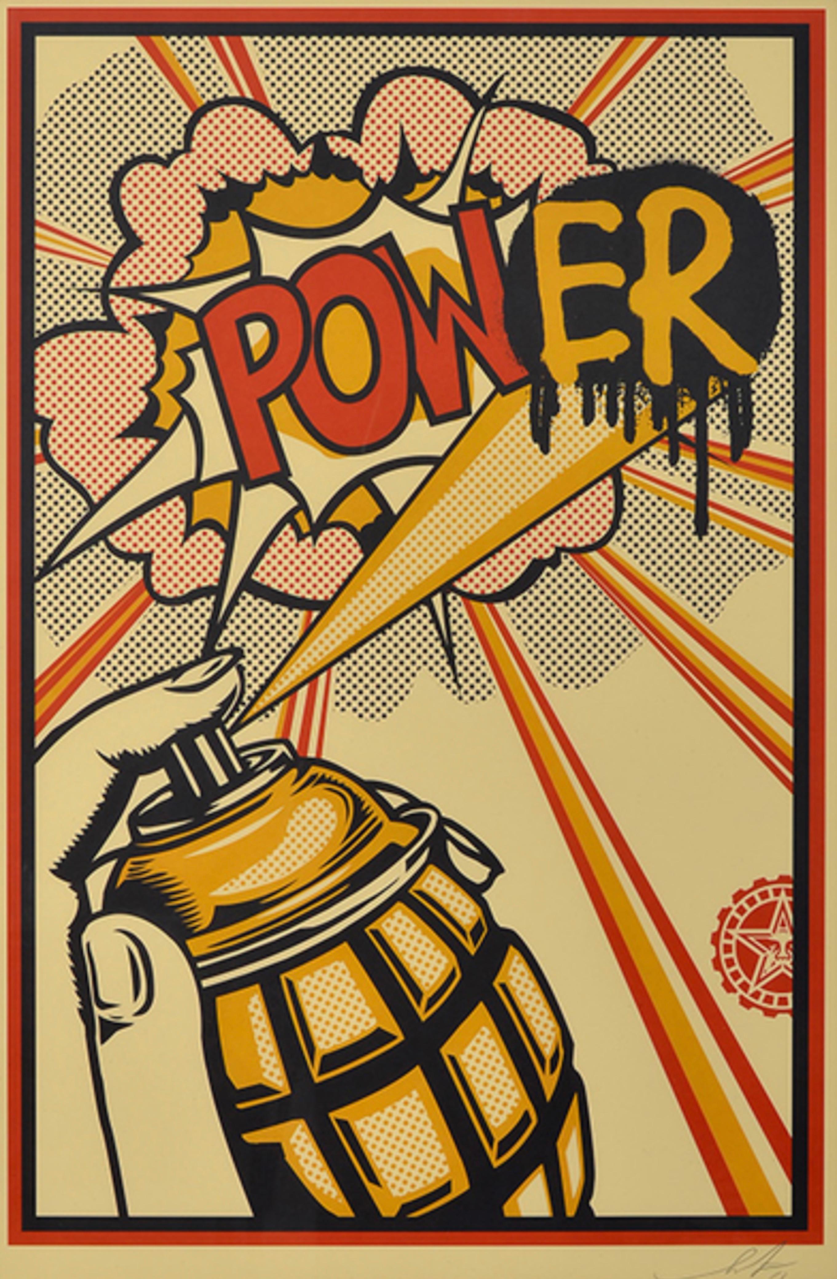 Shepard Fairey Print - Power