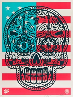 Power & Glory Day 'Merica Skull, Shepard Fairey & Ernesto Yerena