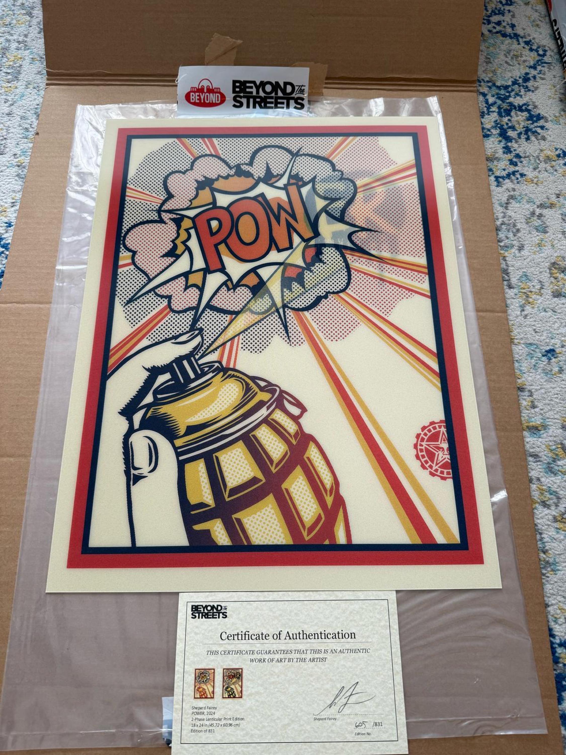POWER Lenticular Edition - Print by Shepard Fairey
