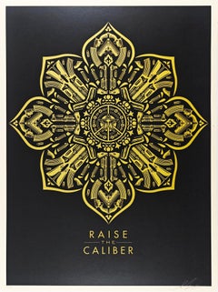Stampa contemporanea Raise The Caiber - Shepard Fairey Obey Giant