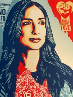 Rebirth Serigrafía De Shepard Fairey Arte Contemporáneo Líderes Visionarios