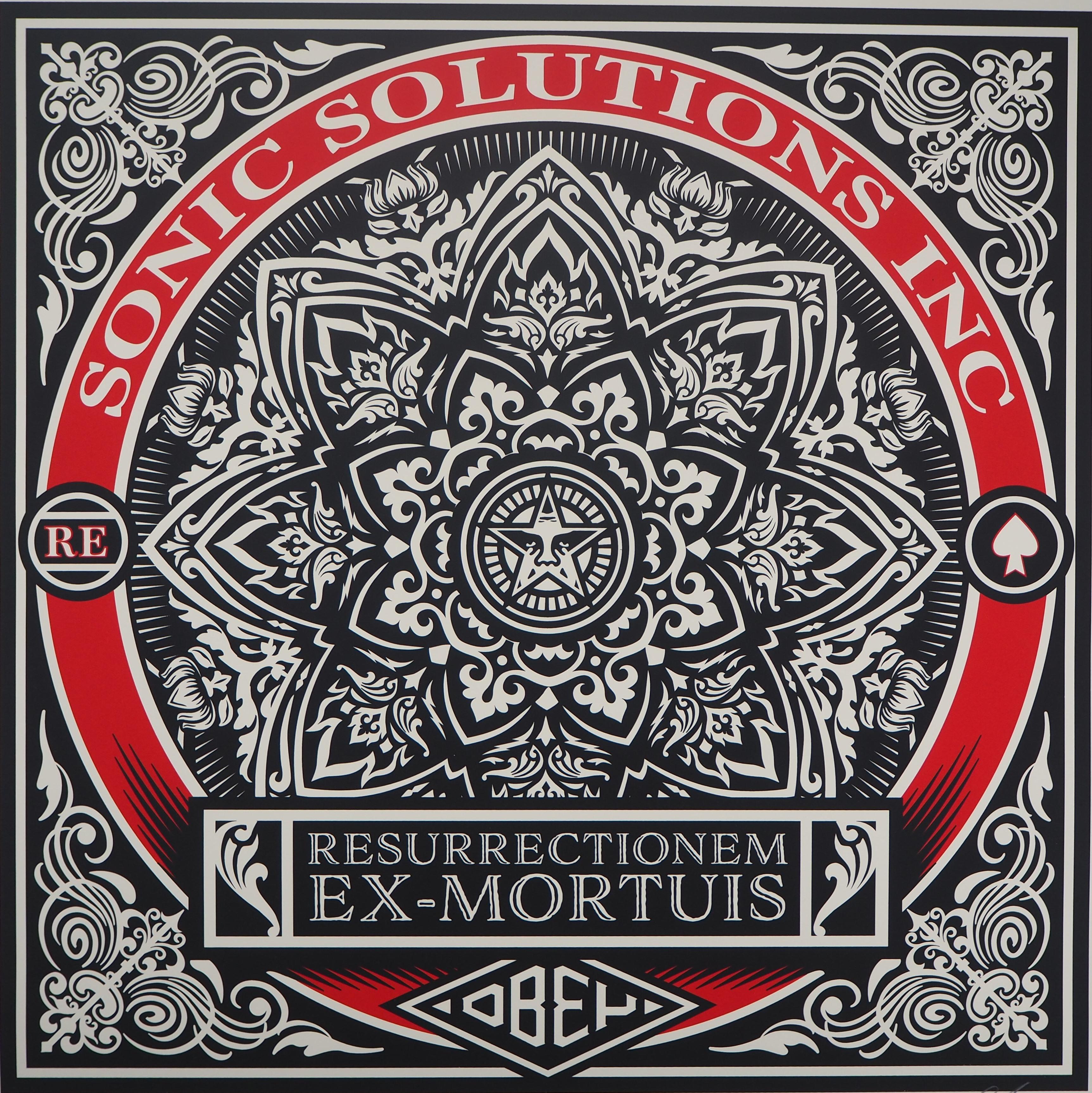 Ressurectionem Ex-Mortuis - Original Screenprint Handsigned - Print by Shepard Fairey