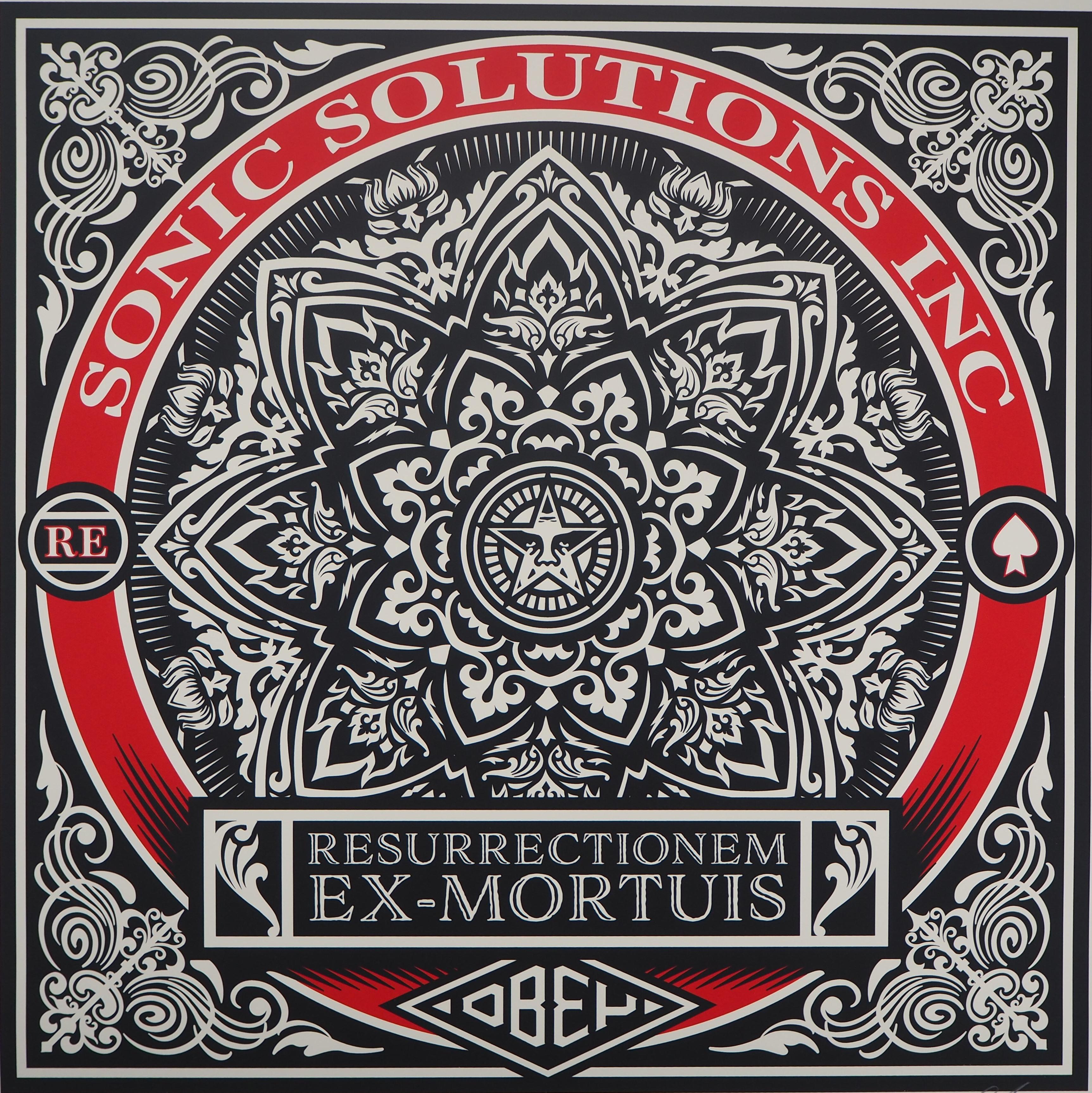 Ressurectionem Ex-Mortuis - Original Screenprint Handsigned  - Print by Shepard Fairey