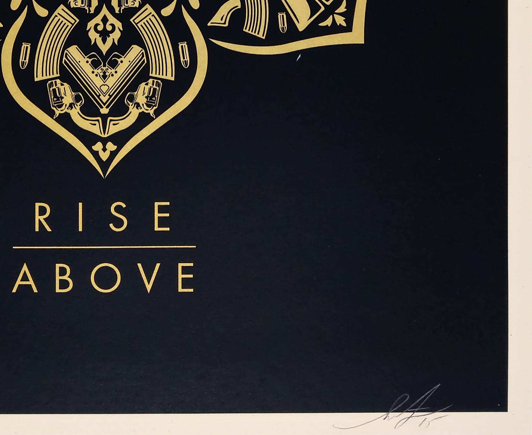 Rise Above – Shepard Fairey, Riesiger zeitgenössischer Druck, Street Art  im Angebot 2