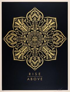 Rise Above – Shepard Fairey, Riesiger zeitgenössischer Druck, Street Art 