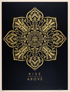 Rise Above - Shepard Fairey Obey Géant Impression Contemporaine Street Art 