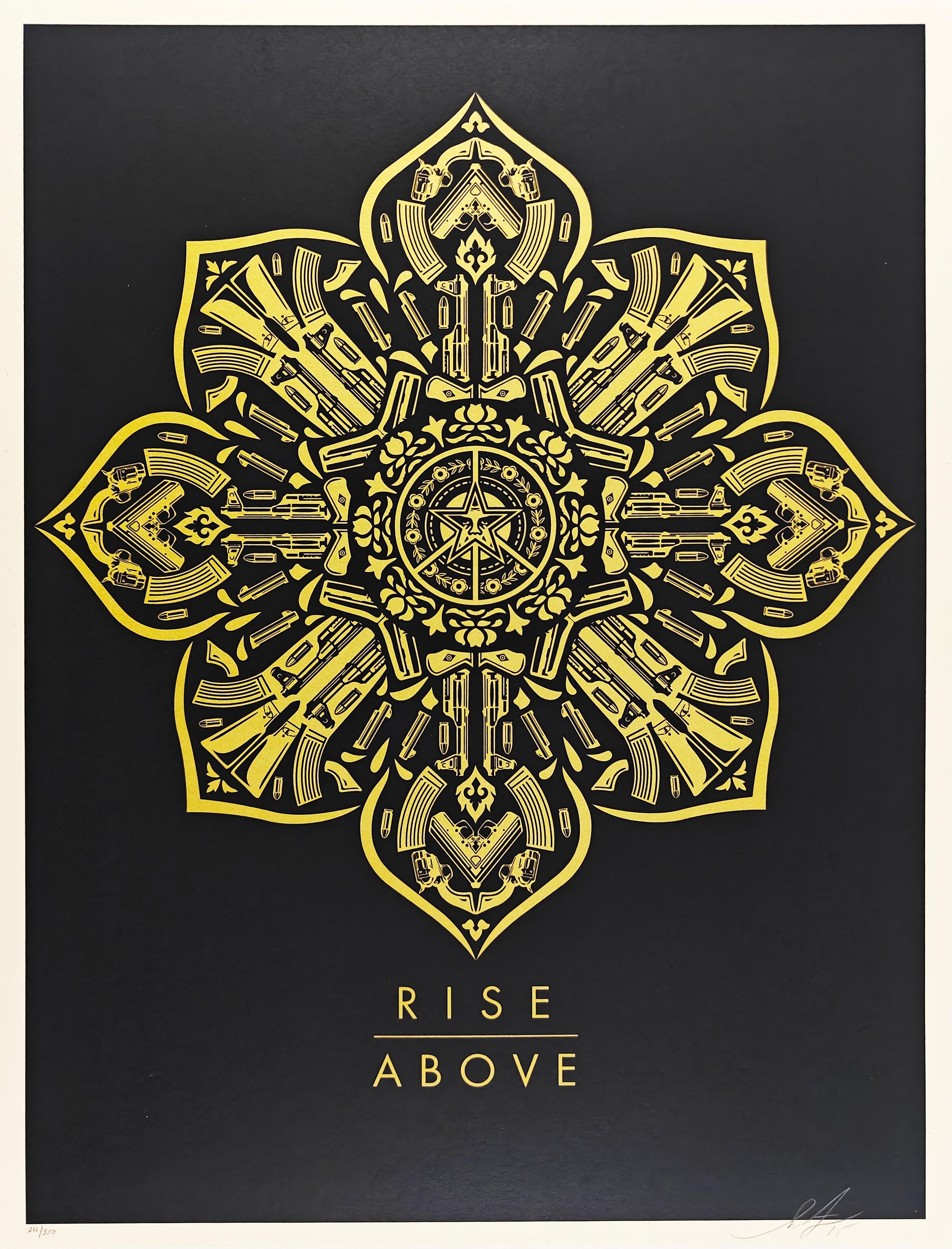 Rise Above - Shepard Fairey Obey Impression contemporaine

Sérigraphie
18x24
Edition de 350
2015

Sérigraphie de 18 x 24 pouces sur papier crème moucheté.  Edition signée et numérotée de 350 exemplaires.  

"Je suis toujours prêt à aider un