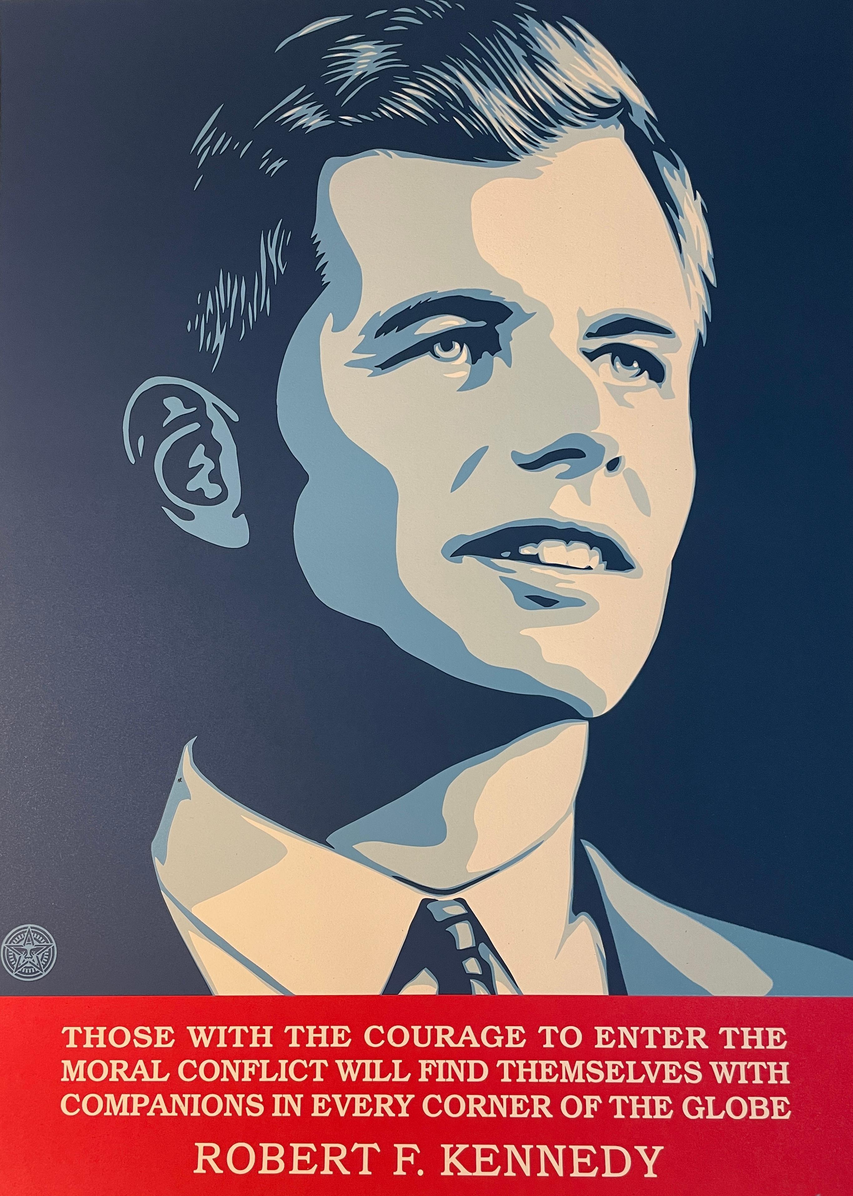 Robert F. Kennedy Siebdruck von Shepard Fairey Zeitgenössische Kunst Politik im Angebot 1