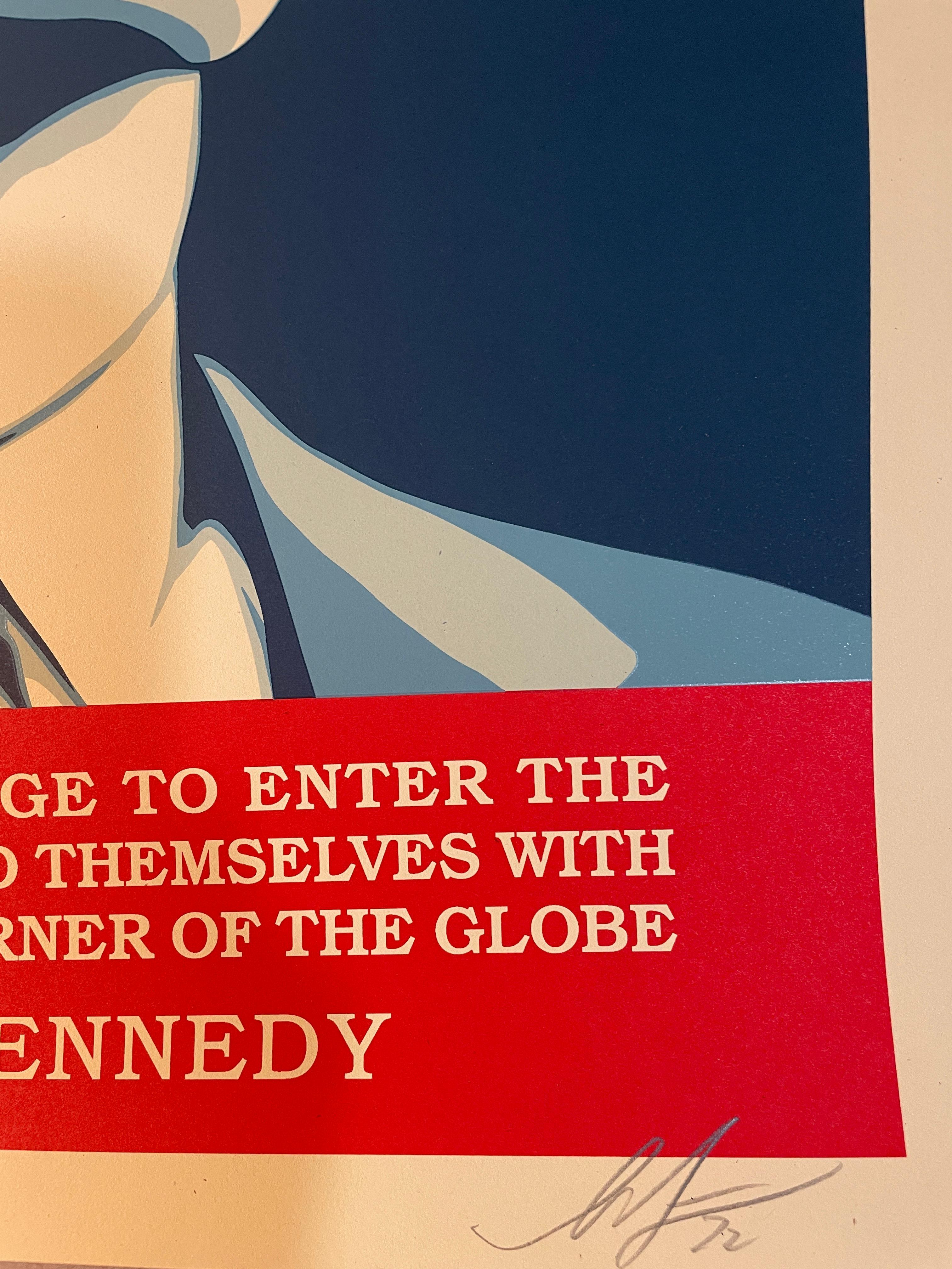 Robert F. Kennedy Silkscreen Print by Shepard Fairey Contemporary Art Politics For Sale 2