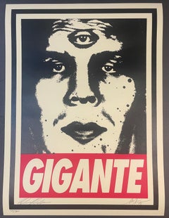 Sheapard Fairey X Isaac Pelayo Gigante Fine Art Screenprint Contemporary Street