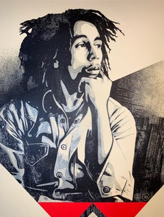 Shepard Fairey Bob Marley X Shepard Fairey Druck, um ein Feuer zu catchen Dennis Morris