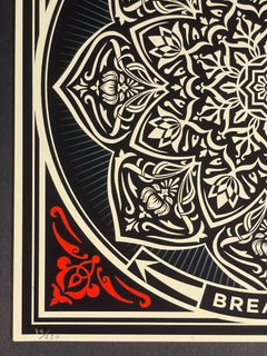 Shepard Fairey "Breathe" Fine Art Screenprint Street Contemporary Obey Giant