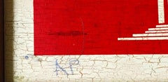 Shepard Fairey, “Bureau of Public Works”, opera firmata due volte su pannello di legno, pezzo unico AP