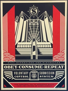 Shepard Fairey "Church of Consumption" Fine Art Screenprint Contemporary Street