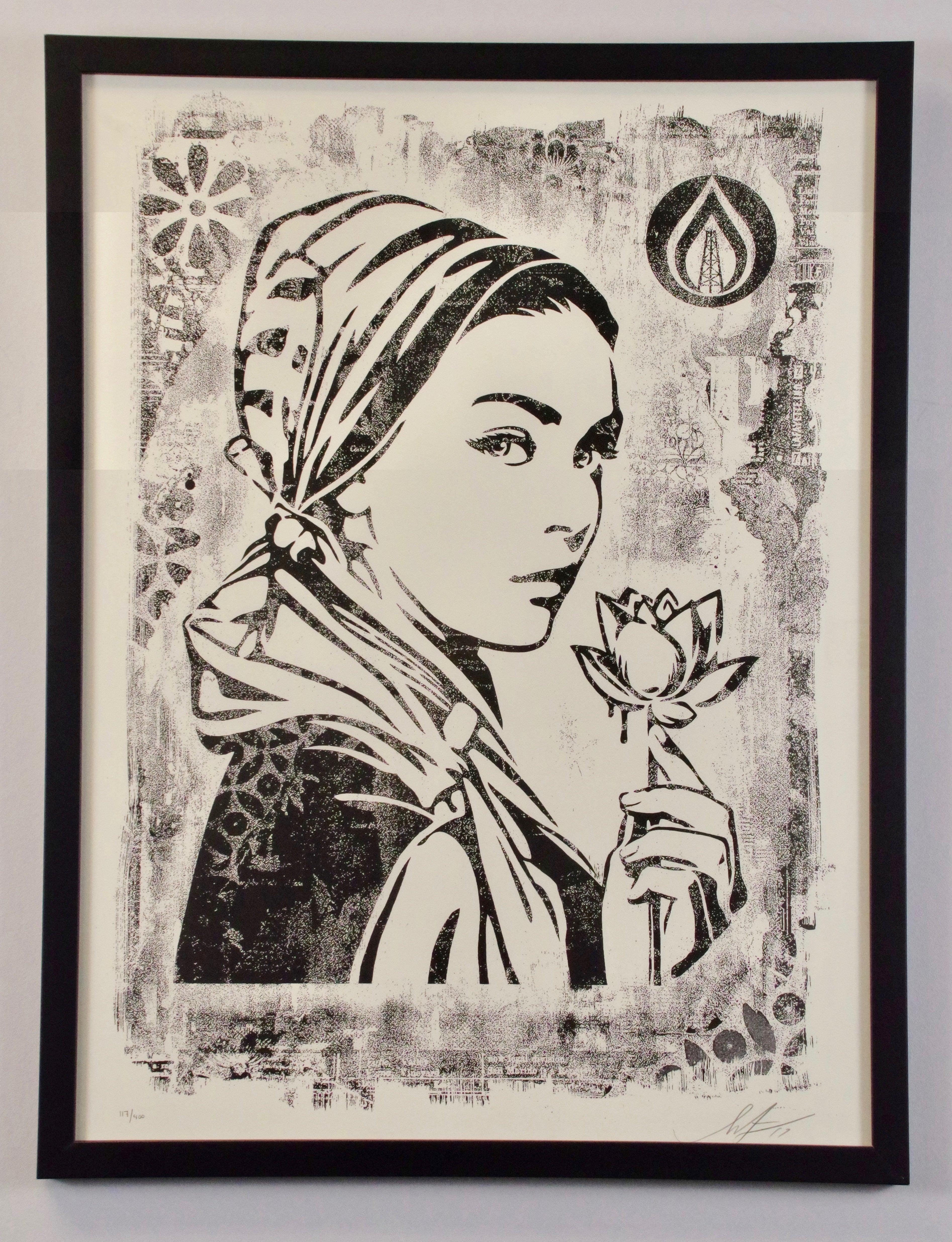 SHEPARD FAIREY Damaged (triptych), 2017 - Signed For Sale 1
