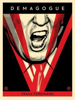 Shepard Fairey DEMAGOGUE 2016 Serigraph Hand Signed and dated edition of 450