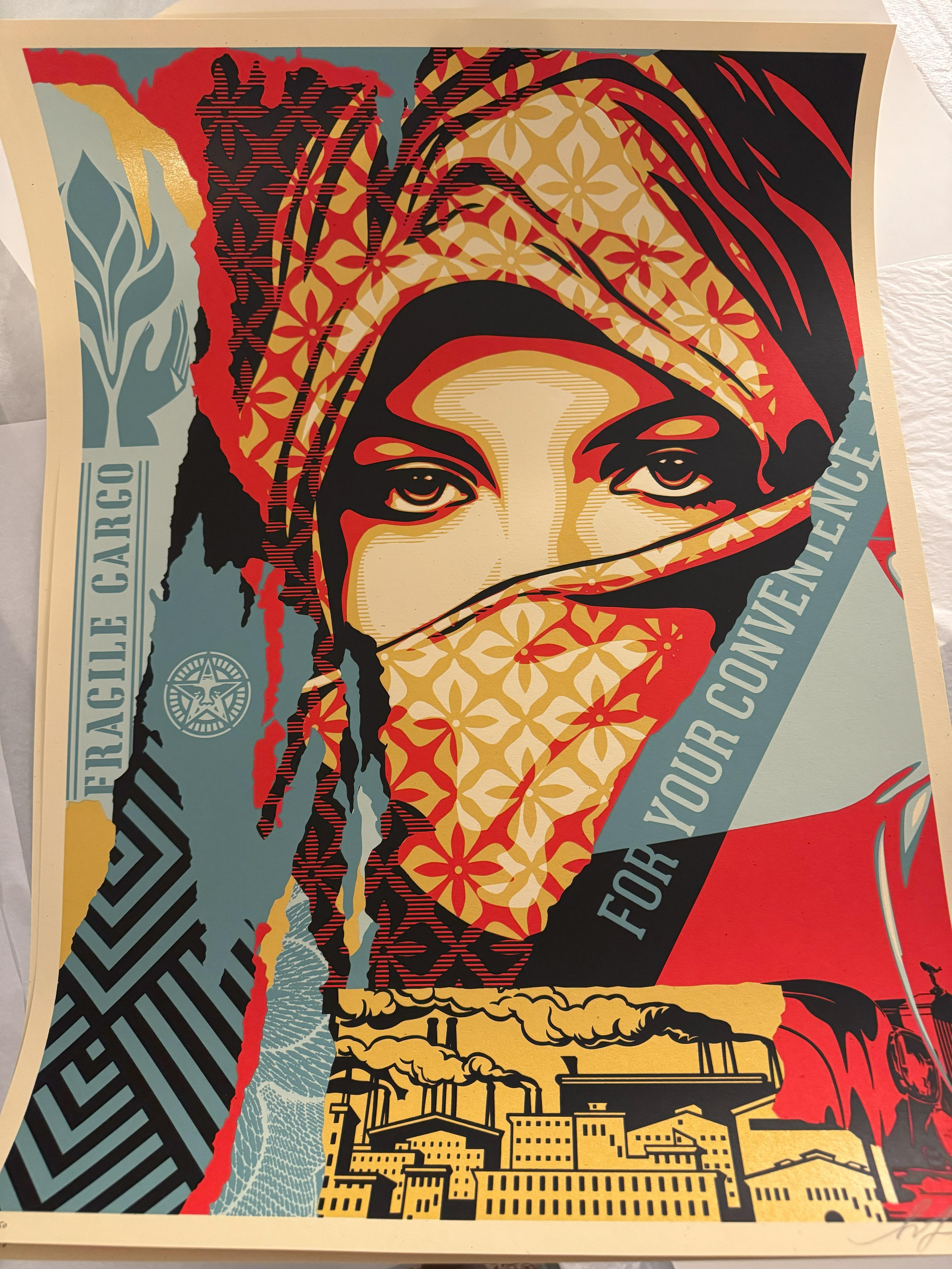 Shepard Fairey Diptych Fine Art Prints 