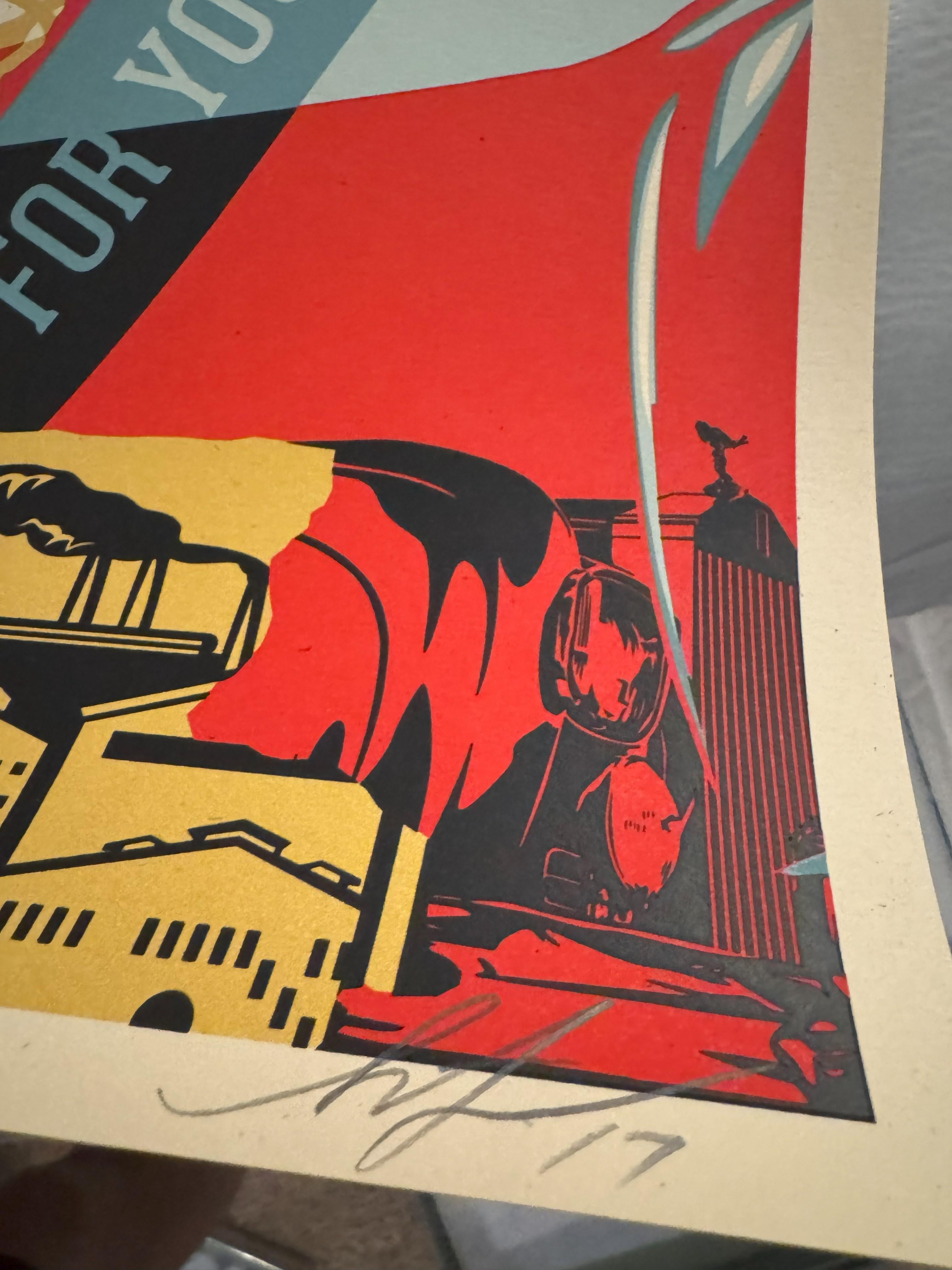 Shepard Fairey Diptych Fine Art Prints 