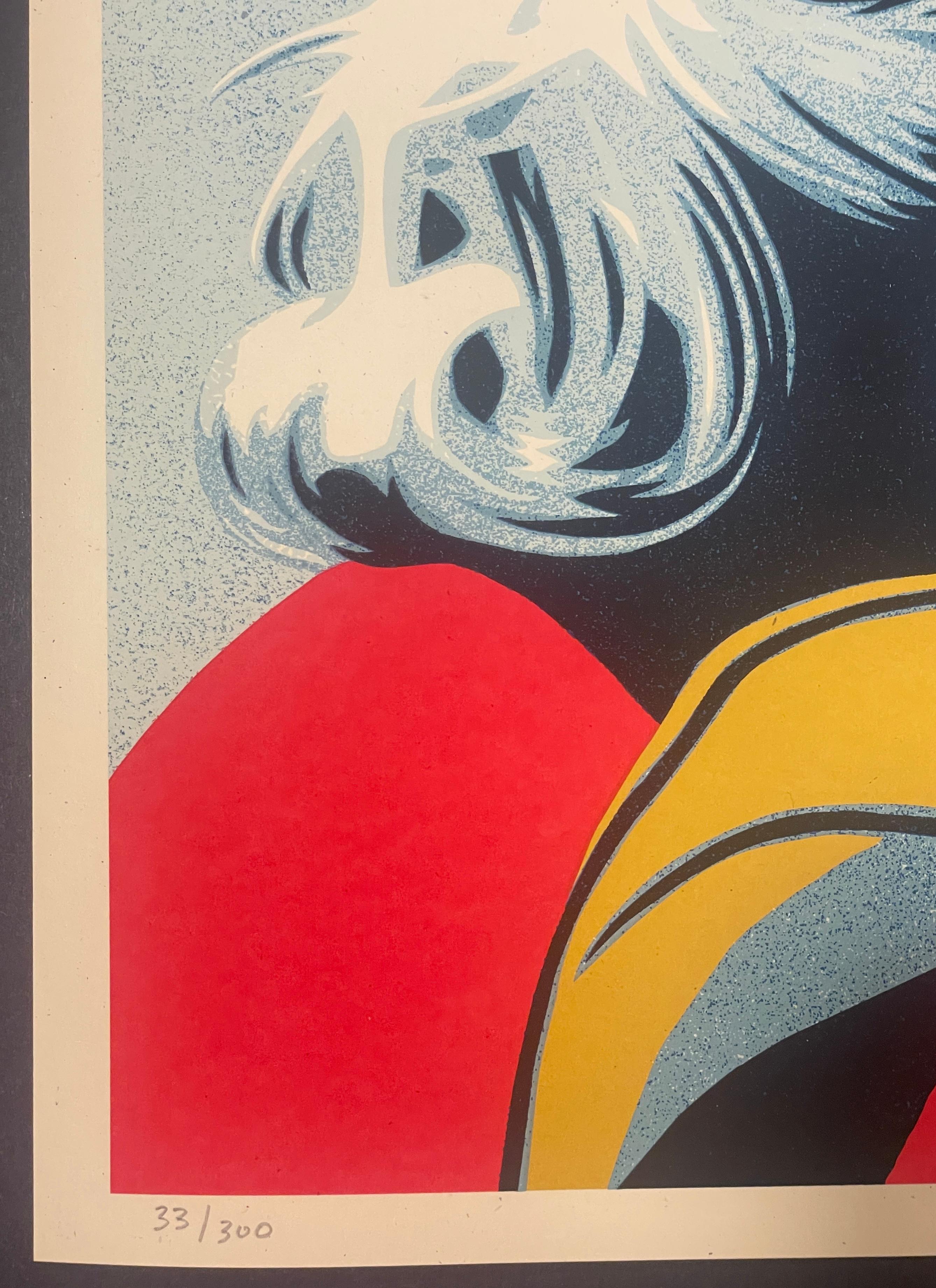 Shepard Fairey Earth Emissary Jane Fonda Screenprint Contemporary Street Art For Sale 5