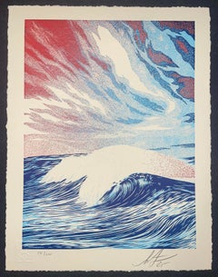 Shepard Fairey "Force Of Nature" Fine Art Letterpress Print Contemporary Street