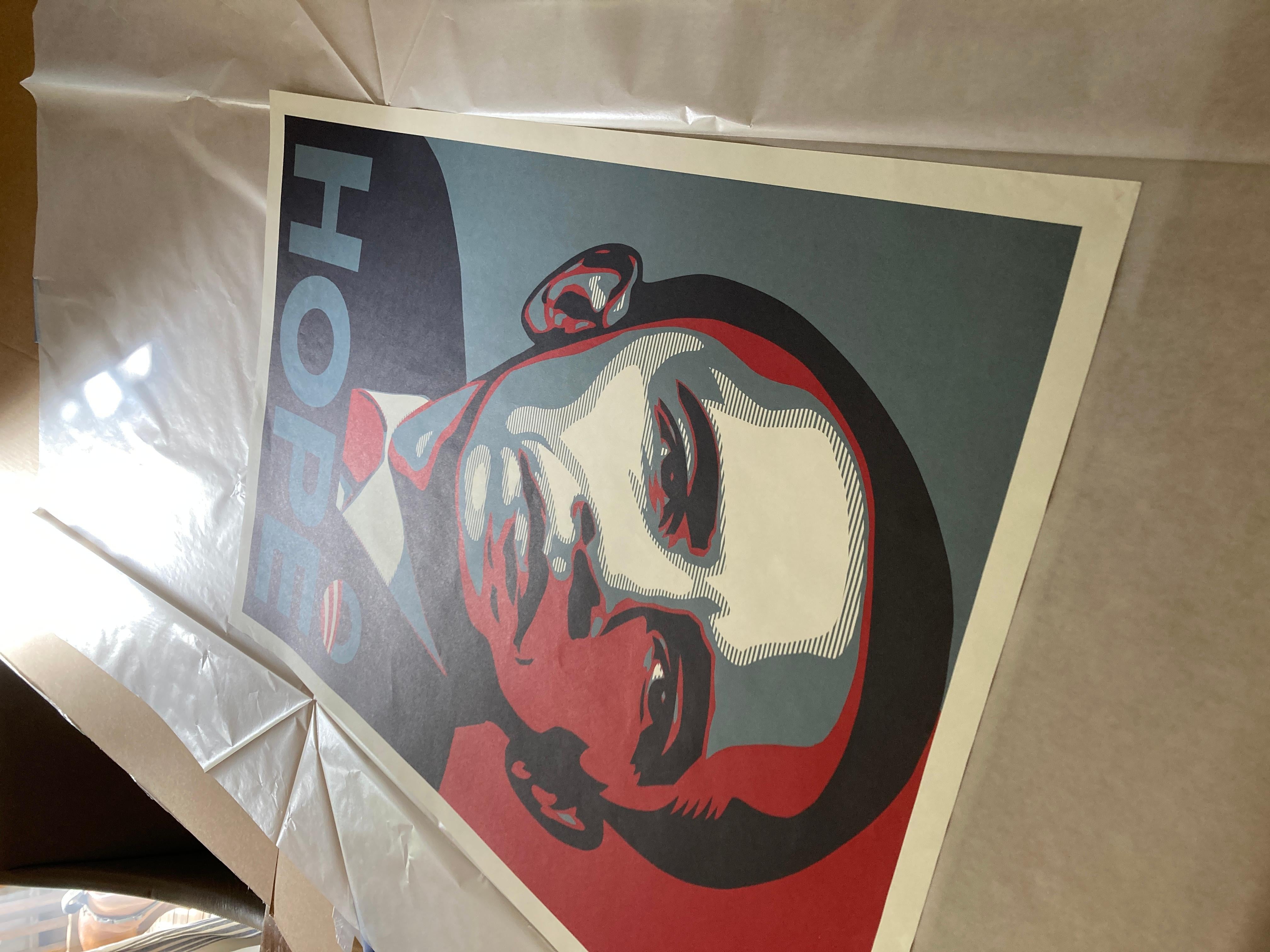 Shepard Fairey 'Hope' Original Barack Obama Campaign Poster, 2008 6