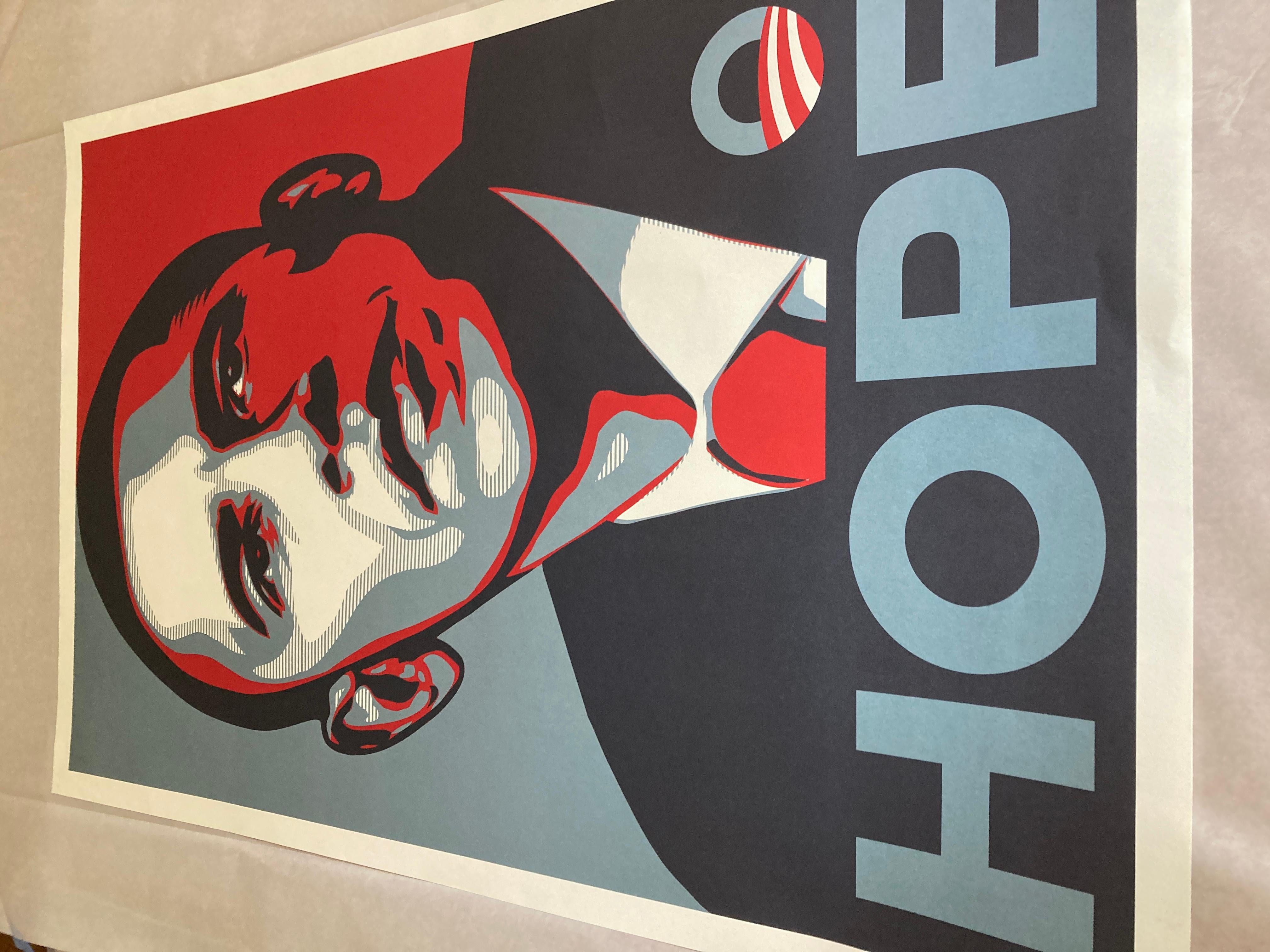 Shepard Fairey 'Hope' Original Barack Obama Campaign Poster, 2008 7