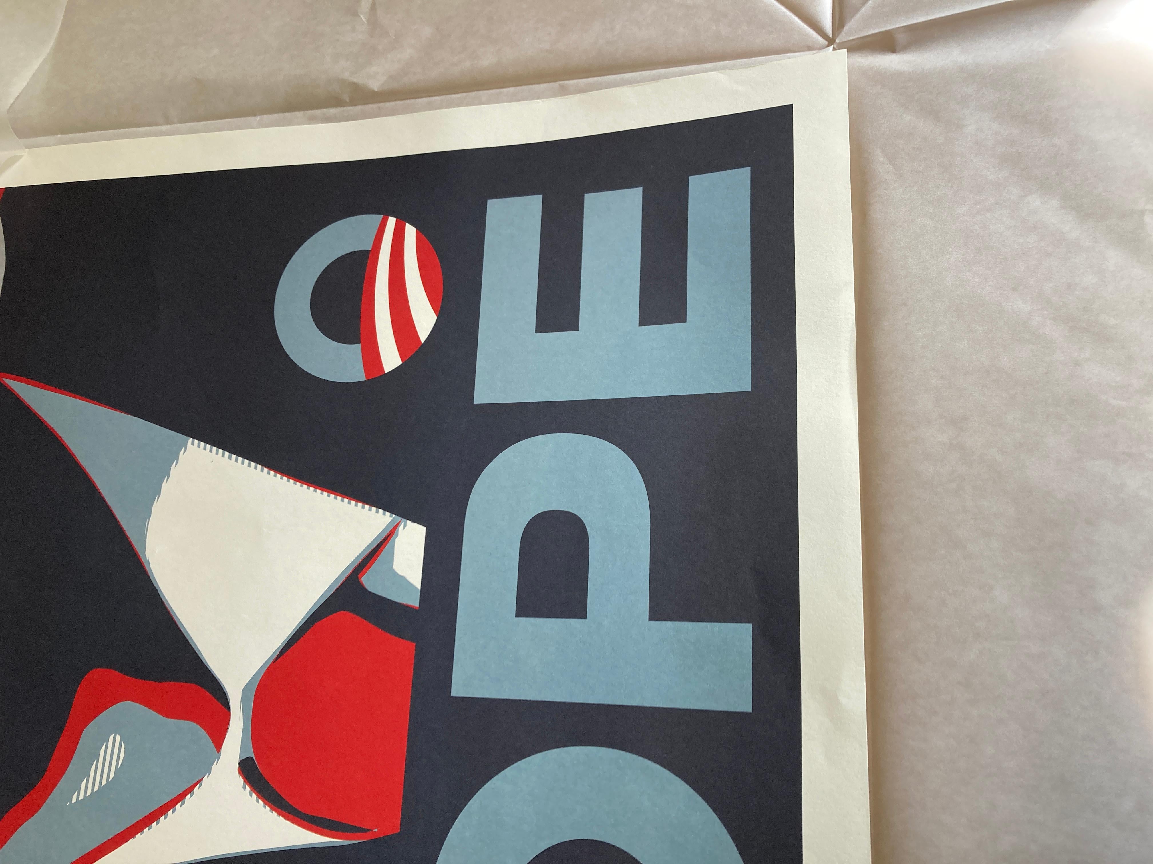 Shepard Fairey 'Hope' Original Barack Obama Campaign Poster, 2008 9