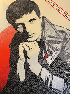 Shepard Fairey Ian Curtis "Heart And Soul" Silkscreen Print Contemporary Street