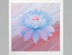 Shepard Fairey KAI & SUNNY Collaboration Unity Lotus Flower Print